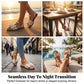 🌺Last Day Special Price:£ 13.99!!!💐Stylish Pearl Ankle Strap Sandals