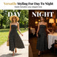 ⚫👗Last Day Special Price:£ 17.99!!!✨ Women's Polka Dot Strapless Dress - Elegant Vacation Essential! ✨