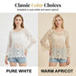 💥Last Day Special Price:£ 15.99!!!👚Women's Vintage-Inspired Lace Cover-Up Blouse