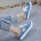 👟 Last Day Special Price:£ 12.99!!!👖Women's Denim Mule Trainers – Easy Slip-On, Comfortable Sole & Perfect for a Casual Summer Look ☀️