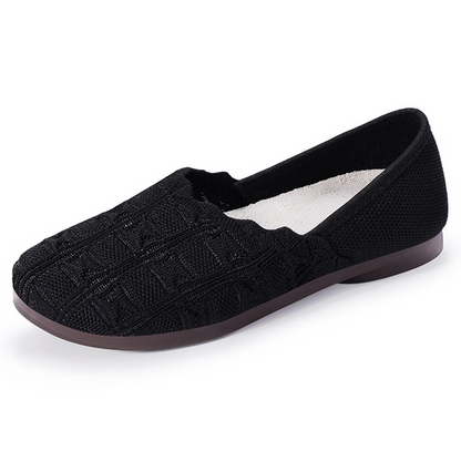 🏆Final 3 hours Special Price £10.99!🏆🔥Women's Breathable Woven Slip-On Flats