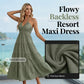 👗Limited Time-Offer 50% Off💥💃Women's Halter Neck Backless Tiered Maxi Dress