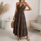👗Limited Time-Offer 50% Off💥💃Women's Halter Neck Backless Tiered Maxi Dress