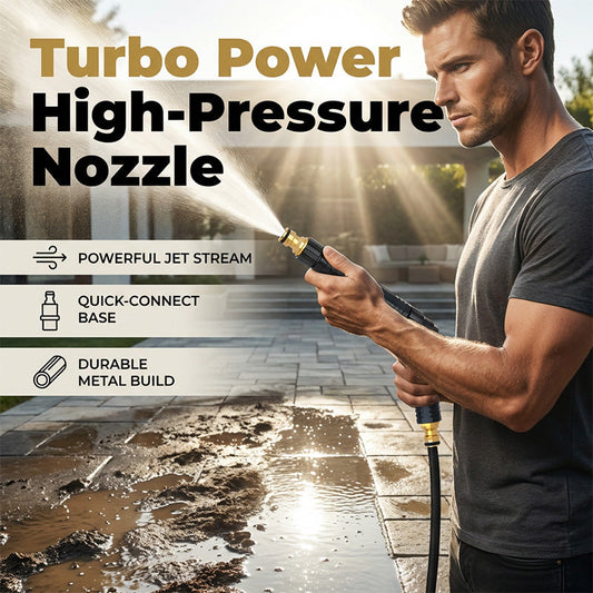 🚀 Buy 1 Get 1 Free Special Price:£9.99!! 🚗🚿 High-Pressure Direct Spray Water Nozzle - Wash at Home, Save Big! 🔥💦