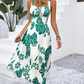 ⏳Limited-time Special Price:£ 17.99!!!⏰Women's Floral Print Spaghetti Strap Dress🌿👗