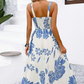 ⏳Limited-time Special Price:£ 17.99!!!⏰Women's Floral Print Spaghetti Strap Dress🌿👗