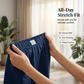 👖Last Day Special Price:£ 14.99!!!💥Women's Casual Elastic Waist Wrap Skort