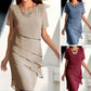 👗🍃Last Day Special Price:£17.99!!💥Elegant Pleated Chiffon Midi Dress