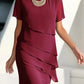 👗🍃Last Day Special Price:£17.99!!💥Elegant Pleated Chiffon Midi Dress