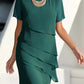 👗🍃Last Day Special Price:£17.99!!💥Elegant Pleated Chiffon Midi Dress