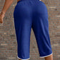 🏃‍♀️‍➡️👖Last Day Special Price:£ 13.99!!! ⏰Women's Drawstring Capri Pants with Pockets