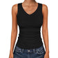 ⛱️Last Day Special Price￡9.99!!💞Women's V-Neck Ribbed Knit Tank Top