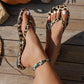 🩴Limited-time Special Price:£10.99!!!🏆Leopard Print Flip-Flops with Heart Charm