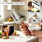 🔪Limited-time Special Price:£ 7.99!!!🥕 3-in-1 Peeler – Julienne, Peel & Pop Bottles! All in one premium tool.