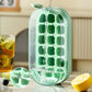 🍸Last Day Special Price:£10.99!!!⏳Press-type ice cube tray with lid, ice tray with straw, can drink directly
