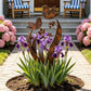 🌸Time-Limited Special Price:£12.99!!!⏰Rustic Bird & Flower Metal Garden Stake🐦