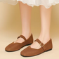 👞 Surprise Special Price:£ 11.99 !! ✨ Breathable Square Toe Ballet Flats – Knit, Lightweight, Comfy 👣