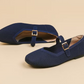 👞 Surprise Special Price:£ 11.99 !! ✨ Breathable Square Toe Ballet Flats – Knit, Lightweight, Comfy 👣