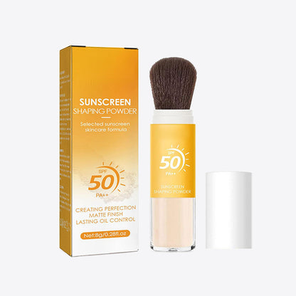 🏆 Last Day Buy 1 Get 1 Free!!☀️🎁Lightweight Oil-Control Waterproof Sun-protection Setting Powder