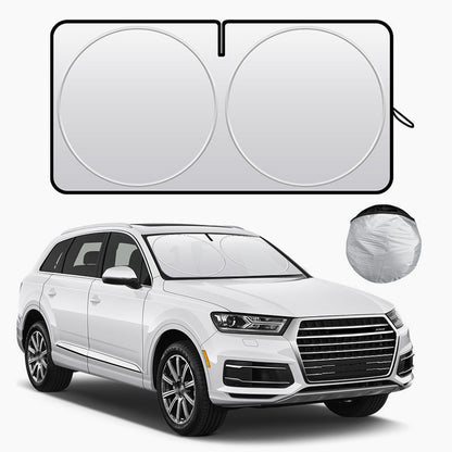 🚗 Last Day Special Price £7.99 ! 🏖️ Summer Hot Sale 🎁Foldable Car Windshield Sunshade with Storage Bag