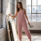 🌸Limited-time Special Price:£18.99!!⏳Women's Casual Striped Spaghetti Strap Jumpsuit👖
