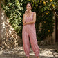 🌸Limited-time Special Price:£18.99!!⏳Women's Casual Striped Spaghetti Strap Jumpsuit👖