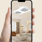 📢📢50% OFF !! ⏰ 2-in-1 LED Ceiling Fan Light – Dual Cooling, Ultra Bright, Tool-Free Install 🌀