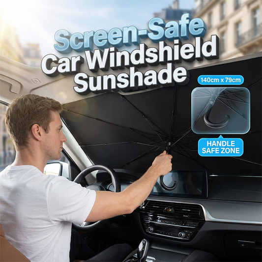 ⏳Summer Day Special Price:£12.99!!!🔥ShadeGo™ Car Windshield Sun Shade – Foldable, Heat-Blocking ☀️ | Keeps Interior Cool ❄️🚗 | UV Protection 🛡️ | Universal Fit for All Vehicles ✅ | Easy Storage & Travel Ready 🎒🇬🇧