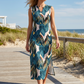 💗LAST DAY SALE 50% OFF⚡50K+ SOLD!!🌸Women's Sleeveless V-Neck Maxi Dress with Side Slit👗