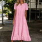 ⏰Summer Hot Sale 70% OFF💃Women's Elegant Cutout V-Neck Maxi Dress