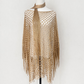 🏆 Last Day Special Price £ 8.99! !💐Summer Metallic Crochet Cover-Up – Lightweight, Flowy & Effortlessly Stylish summer outfit
