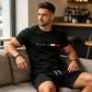 👕Father's Day Special Price ONLY £14.99!! ⏰ Men's Printed 2-Piece Set – Soft & breathable – Relaxed fit, perfect for summer lounging or casual days – matching top & shorts 🩳