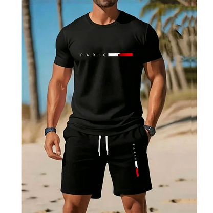 👕Father's Day Special Price ONLY £14.99!! ⏰ Men's Printed 2-Piece Set – Soft & breathable – Relaxed fit, perfect for summer lounging or casual days – matching top & shorts 🩳
