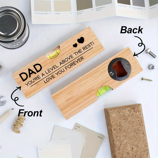 🍻Father's Day Hot Sales 70% OFF🎁2-in-1 Spirit Level & Bottle Opener for Dad🔥Give Him Something He’ll Use: A Spirit Level + Bottle Opener in One