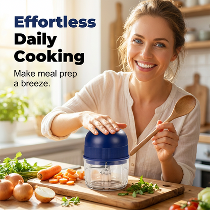 ⏳Last Day Special Price:£ 8.99!!!⏰Mini Electric Garlic Chopper Press with Container & 💕Food processor💕