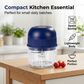 ⏳Last Day Special Price:£ 8.99!!!⏰Mini Electric Garlic Chopper Press with Container & 💕Food processor💕