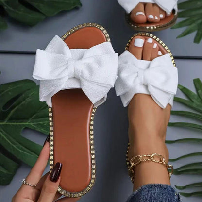 🥳SUMMER HOT SALE🥳💞50K+ SOLD!💥50% OFF! 🩴Chic Bow Sandals for Women👣