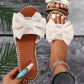 🥳SUMMER HOT SALE🥳💞50K+ SOLD!💥50% OFF! 🩴Chic Bow Sandals for Women👣