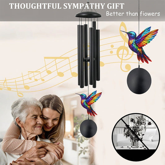 🥳SUMMER HOT SALE🥳💞50K+ SOLD!💥50% OFF! !Vintage Metal Memorial Wind Chimes for Garden 🐓🦋🪽