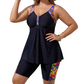 🩱SUMMER HOT SALE🥳💞50K+ SOLD!💥50% OFF!  👙🌊 Flowy Tankini Swimsuit for Women with Shorts – Comfortable fit & quick-dry – Perfect for beach, pool or holidays – stylish and practical ☀️✨