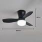 🥳SUMMER HOT SALE🥳💞50K+ SOLD!💥50% OFF! Remote-Controlled LED Ceiling Fan Light