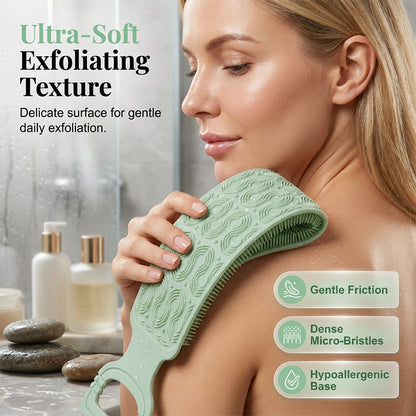🏆Surprise Price: Only £8.99!!!🛁Deep Cleansing Silicone Back Scrubber🫧🧼