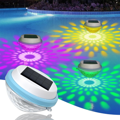 🎁🏆Surprise Price: Only £10.99!!!💥Solar Floating Pool Lights with Remote Control — RGB Colour-Changing, IP68 Waterproof, 16 Lighting Modes