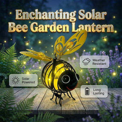🌙 Surprise Price: Only £10.99!!!🍃🪴Hanging Solar Bee Light – Warm Amber Glow, Flicker-Free, Perfect for Garden Parties, Camping, or Kids’ Rooms – Spread Joy Day and Night 🌞🌜