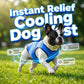 🏆Surprise Price: Only £8.99!!!❄️Cooling Dog Vest|Upgraded cooling vest, made of three-layer composite fabric, instantly cools when wet, reusable, keeps your dog cool all summer🐶🐱