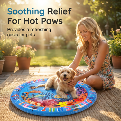🐾New Arrival 70% OFF! 🎁Extra-Thick Cooling Pet Water Mattress，A Thoughtful Gift For Pet Parents & Their Furry Babies! 💝🧡🐶