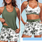 🔥2026 Hot Sale 50% OFF✨⚡ 50K+ SOLD! 🎁Women's 3-Piece Swimsuit Tankini Set with Shorts👙