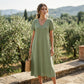 🥳SUMMER HOT SALE🥳💞50K+ SOLD!💥50% OFF! 👗Women's Short Sleeve V-Neck Maxi Dress
