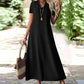🥳SUMMER HOT SALE🥳💞50K+ SOLD!💥50% OFF! 👗Women's Short Sleeve V-Neck Maxi Dress