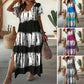🌺Summer Hot Sale 50% OFF💐Women’s Causal V-Neck Gradient Dress